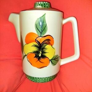 Vintage* 60s Ceramic Tea/Coffee Carafe Pot